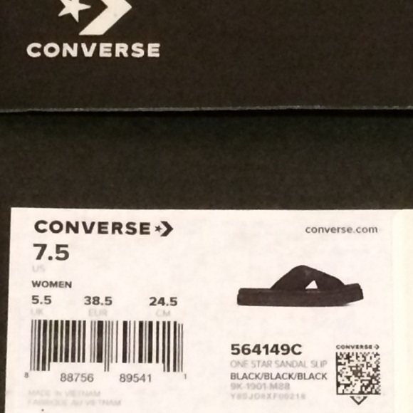 Converse Black Suede Sandal Platform - Picture 8 of 8